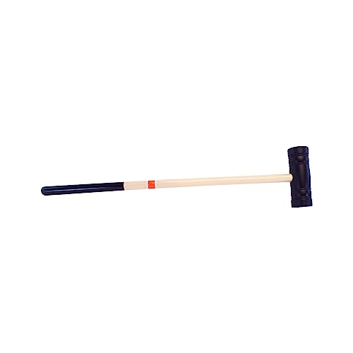 Individual Flag Croquet Mallet - 32" Handle - Polymer Head (Orange) - color: Orange