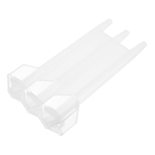 PRETYZOOM Portable Hard Shell Dart Storage Case, Lightweight Plastic Carrying Box for Soft and Steel Tip Darts, White Dartboard Accessories Organizer for Travel and Home Use
