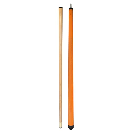 ASKA Short Kids Cue LCS, Canadian Hard Rock Maple Billiard Pool Cue Stick - color: Orange 52 Inches, SWP52O
