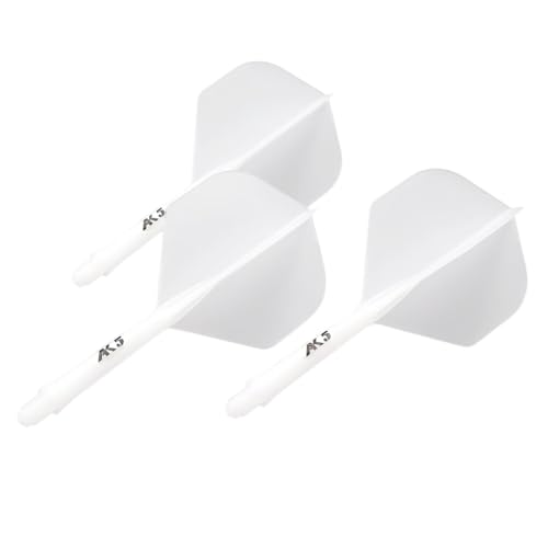 CUESOUL Rost AK5 Integrated Dart Shaft and Flights Transparent Color-S/M/L - color: Standard Shape, size: M-28mm