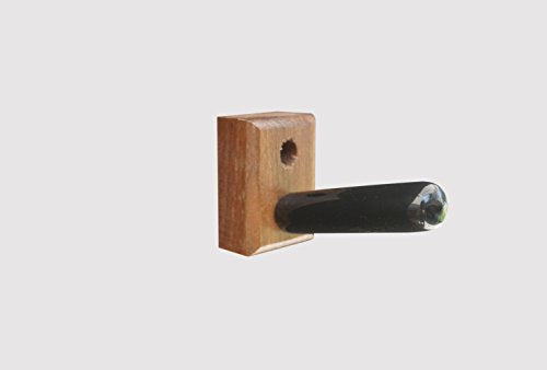 Standard Pool and Billiards Rack Wall Mount (Made In The USA) (Walnut) - color: Walnut