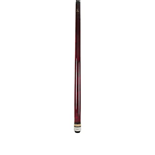 ASKA Short Kids Cue LCS, Canadian Hard Rock Maple Billiard Pool Cue Stick - color: Red 48 inches, Wrapless, LCSN