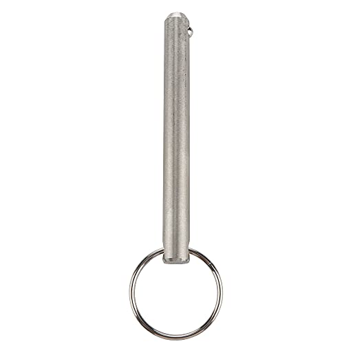 2 Pack Long Quick Release Pin, Diameter 3/8"(9.5mm), Usable Length 3"(76mm), Overall Length 3.6"(92mm), Full 316 Stainless Steel, Bimini Top Pin, Marine Hardware