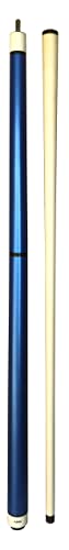 ASKA 25oz Heavy Hitter Matte Jump Break Cue – 3-Piece Jump/Break Pool Cue, 14mm Phenolic Tip & Ferrule, Hard Rock Canadian Maple Shaft, 2 Quick Release Joints, Wrapless Matte Handle, 58" Cue - color: Matte Blue