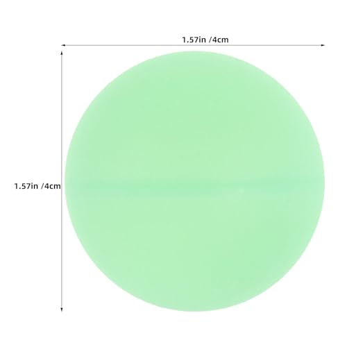 Kisangel 50pcs Lighted Ping Pong Balls - 1.6" Night Glow Table Tennis Balls for Outdoor Sports Activities - Luminous Pingpong for Party Game Props Goodie Bag