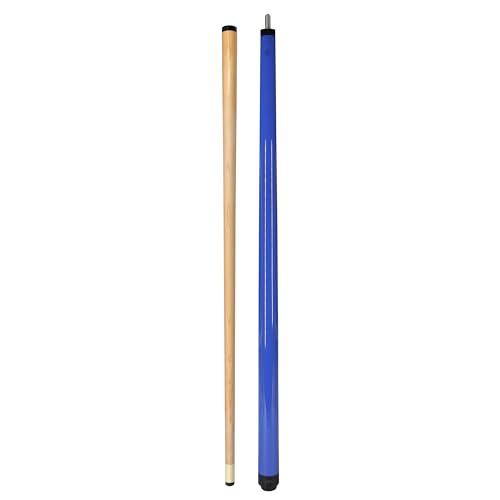 ASKA Short Kids Cue LCS, Canadian Hard Rock Maple Billiard Pool Cue Stick - color: 52-Inches, Blue (SWP52B)