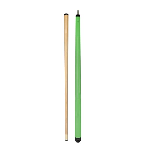 ASKA Short Kids Cue LCS, Canadian Hard Rock Maple Billiard Pool Cue Stick - color: 48-Inches, Green (SWP48G)