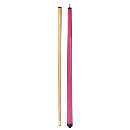 ASKA Short Kids Cue LCS, Canadian Hard Rock Maple Billiard Pool Cue Stick - color: Pink 52-Inches, SWP52P