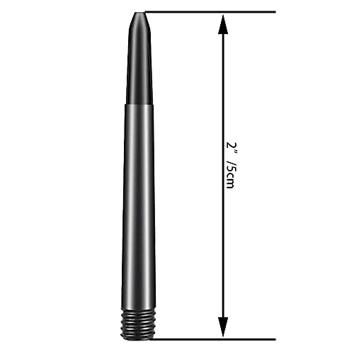 DTTRA 50PCS Plastic Dart Shafts Darts Accessories Stems Plastic Pole Rod with Standard 2BA Screw Thread