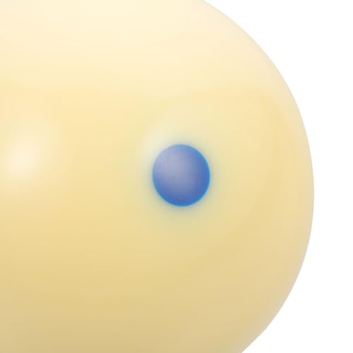 GALPADA Resin Dots Pattern Cue Ball for Training, Professional White Billiard Ball, American Pool Practice Accessory for Billiard Aiming Exercises and Home Use