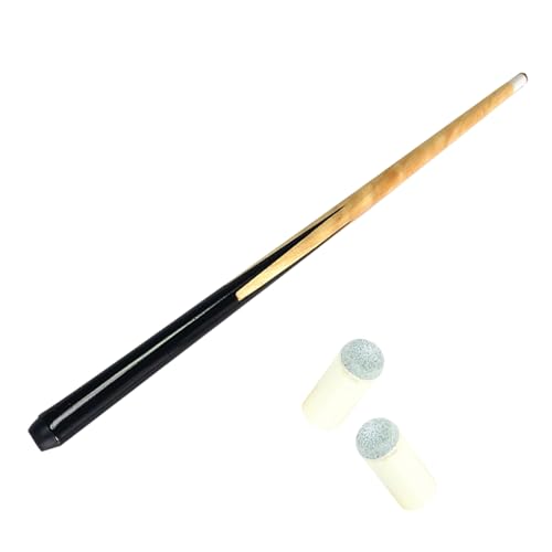 Happyyami Short Pool Cue Stick Lightweight Billiards Cue for Beginners Practice Compact Design for Easy Transport and Storage Suitable for Home and Bar Use