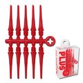 NineDartOut.us New!! Fit Point Plus Soft Tip Dart Tips - 50 Count - color: Red