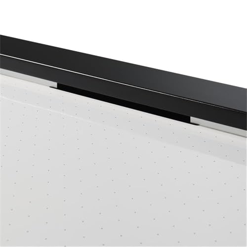 Pemberley Row Contemporary Wood Air Hockey Table, Black Finish, Dual Scoreboards, Includes Pucks & Pushers, Sturdy Wide-Leg Design for Game Rooms