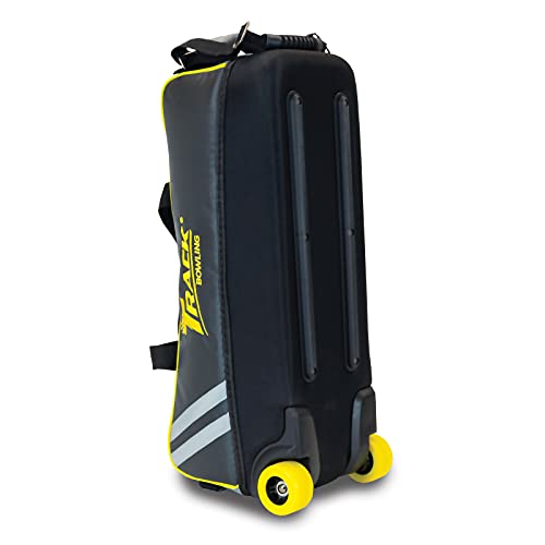 Track Select Slim Triple Tote Bowling Bag - Grey/Yellow