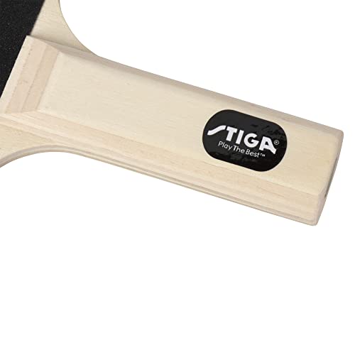 STIGA Beginner Ping Pong Paddles - Recreational to Performance Table Tennis Rackets Ages and Skill Levels - Multiple Styles + Performance Levels Available - style: Sandy