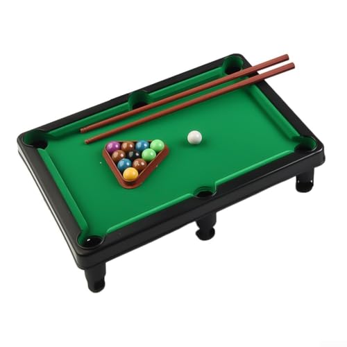 Tabletop Pool Set, Billiards Game for Family Game Night, Portable Snooker Table with and Balls, Desktop Pool Toy for and - color: S