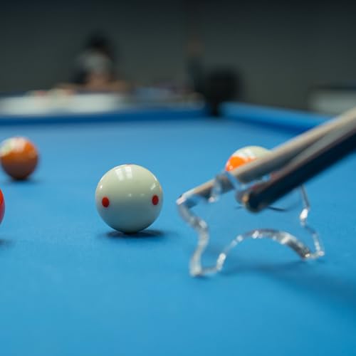 PATIKIL Billiard Bridge Head, Acrylic Snooker Billiards Cue Stick Bridge Plug-in Billiard Pool Cue Accessories, Transparent
