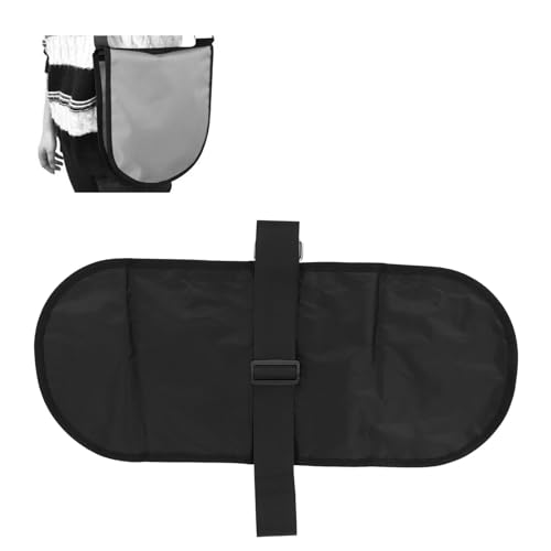 Discus Carrier Bag, Oxford Track and Field Discus Put Carry Bag with Adjust Strap, Athletes Discus Carrying Bag for 2, (Black)