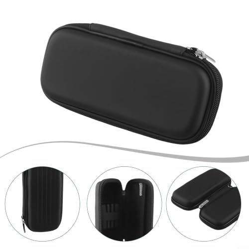 EVA for dart Case Organizer with Tip Holder, Shafts and Flight Storage, Compact Carrying Pouch, Mesh Divider Pocket and Sturdy Handle for Travel or Indoor Games, Black