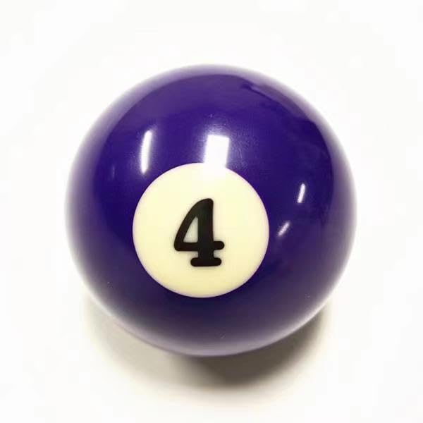 Replacement Pool Ball,Replacement Eight Ball, 2-1/4" Regulation Size Billiard, Regulation Weight,15 Object Balls - color: 4