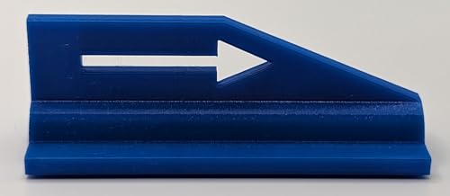 Disc Golf Next Tee Arrow, Marker, Flag, Discgolf Target Flag, Direction Arrow, Next Hole Marker, Set of 18 Orange - color: Electric Blue