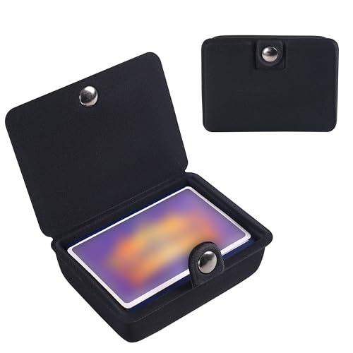 Brappo Hard Portability Playing Card Travel Case Compatible with Set Enterprises FiveCrowns card game,Protective Case Organizer(Notincluding Cards) (2PCS BLACK) - color: 2PCS BLACK