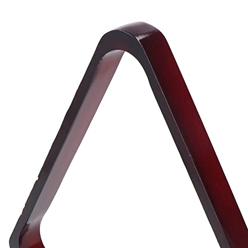 Set of 2 Wooden Billiard Ball Rack Set, Vintage Pine Wood Billiard 8 Ball Triangle Rack & 9 Ball Diamond Rack, Table Pool Ball Racks for 5.72Cm Large Billiards Wine Red