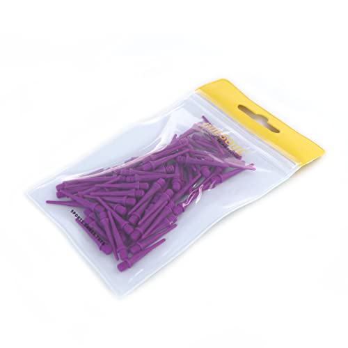 CUESOUL TOUCH-24.5mm Point Soft Dart Tip Point for Dart Tip Replacement - color: Purple