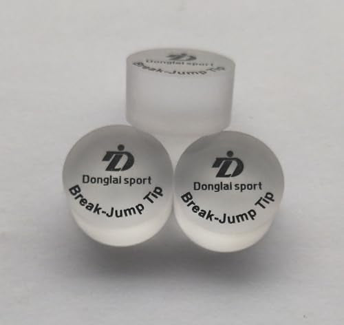3pcs Packed14mm Billiard Break Cue Tip/Jump Cue Tip,Polymer Material for Durable use, Professional Billiard Accessories for Player