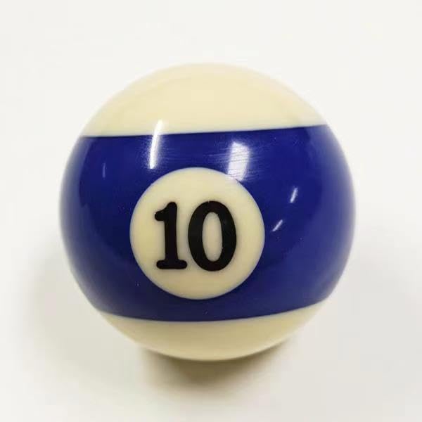 Replacement Pool Ball,Replacement Eight Ball, 2-1/4" Regulation Size Billiard, Regulation Weight,15 Object Balls - color: 10