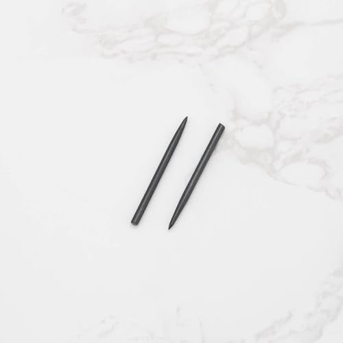 15pcs Dart Tips 2.3mm Dart Spare Points Nickel-Plated Iron Replacement Smooth Tips Metal Dart Points for Glide Spare Dart Points Black - color: 38mm