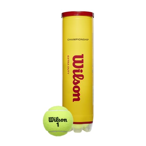 WILSON Championship Tennis Balls - size: Single Can (4 Balls), style: Extra Duty