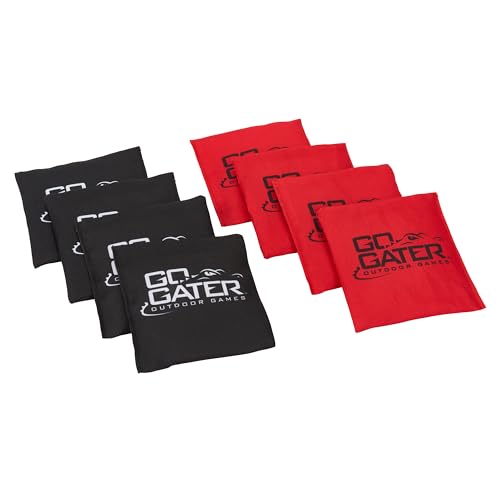 EastPoint Sports Go! Gater Cornhole – Light-Up and Travel Versions – Easy Storage & Light-Weight – Perfect for Outdoor and Indoor Play - style: Standard Board - Black/Red