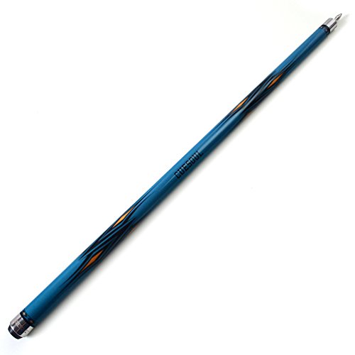 CUESOUL SOOCOO Series 58" 19oz Maple Pool Cue - color: Blue, size: 12.75mm