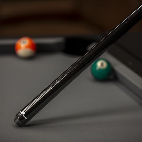 Mizerak 40" Shorty Pool Cue – One-Piece Hardwood Billiard Cue Stick with 12mm Leather Tip for Tight Spaces and Precison Shots