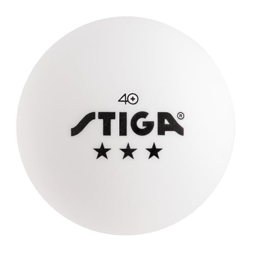 Stiga 3-Star Table Tennis Balls - color: White, size: 24 Pack