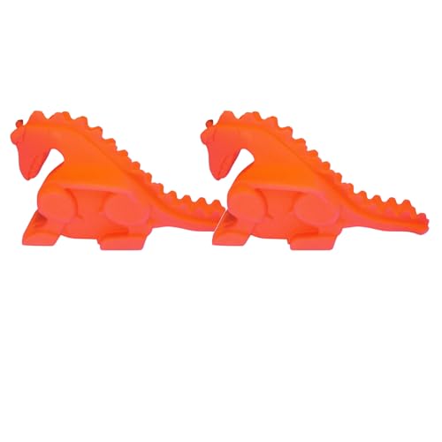 Jayhawk Glow Dragon Bowling Ramp Pair of 2, Kids Bowling Center Ramps - color: Orange