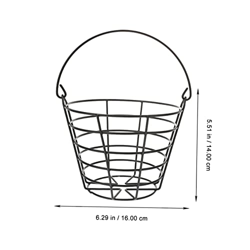 LIOOBO 1pc Golf Basket Golf Ball Basket Golf Ball Dispenser Golf Ball Tray Mens Golf Range Basket Golf - color: Dark Green