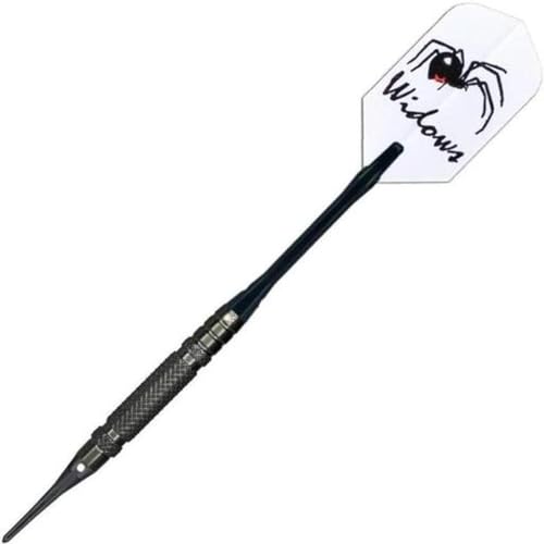 Black Widow Soft Tip Tungsten Darts Knurled Barrel 20 Gram