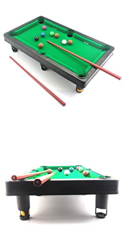 Table Games Set - Mini Foosball Game - Basketball Shooting Game - Tabletop Pool Mini Billiards - Supports six Players for Office Reduce Stress