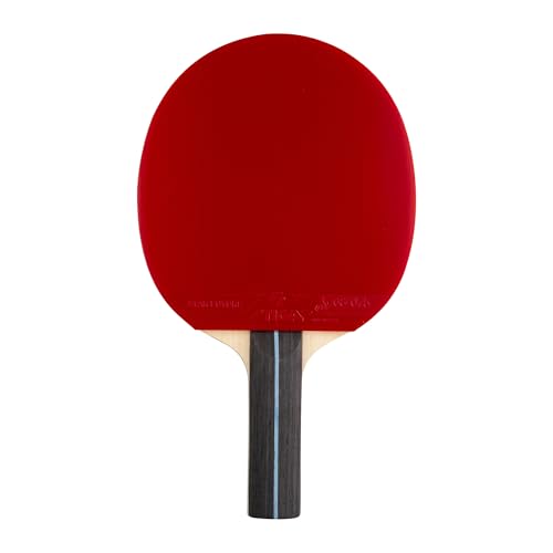 STIGA Banda Allround Future System, 5-Ply Table Tennis Bat, Star Future S Rubber, ITTF Approved, Mid-Level - style: Allround Future Classic - Black, Red
