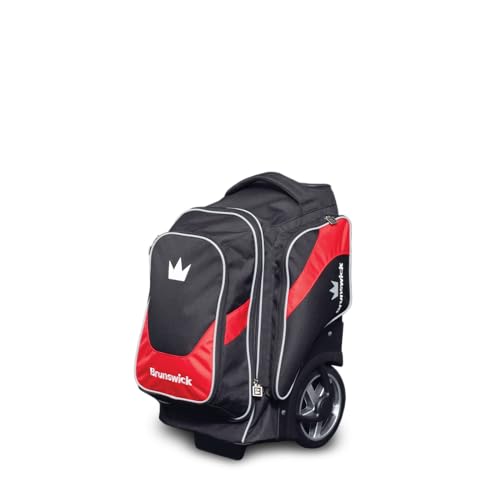 Brunswick Charger Double Roller Bowling Bag - color: Red