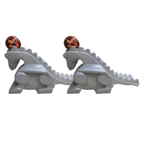 Jayhawk Glow Dragon Bowling Ramp Pair of 2, Kids Bowling Center Ramps - color: Grey