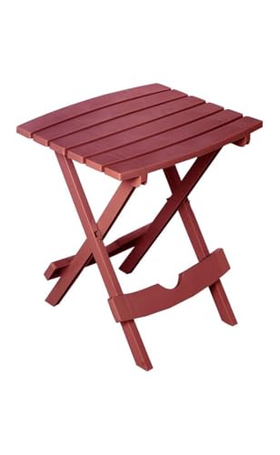 Adams Manufacturing 8510-95-3700 Quick-Fold Side Table, Merlot - color: Merlot, size: 1