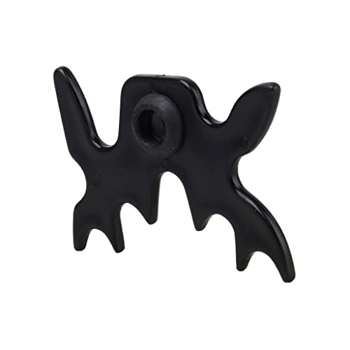 Imperial Billiard/Pool Cue Accessory: Slip-On/Portable Moosehead Bridge Head, Plastic , Black