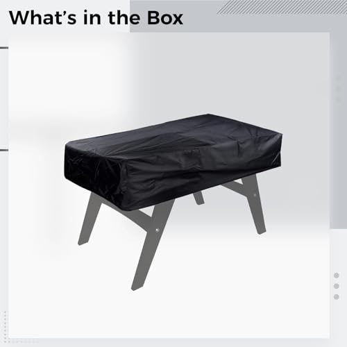 Dustproof Waterproof Foosball Cover, Heavy Duty Outdoor Table Game Cover, 210D Oxford Cloth, Fits Tables to 63 X 45.3 X 19.7 in, (150 X 110 X 50 Cm)