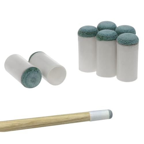 Pool Cue Replacement Protective Cover 13 mm Slip-On Cue Tip Durable Pool Cue Repair Rod-36PCS