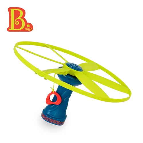 B. toys – Skyrocopter – Sports & Outdoors – Light-Up Disco Flyers – Flying Disc with Lights & Launcher for Kids 5 Years +