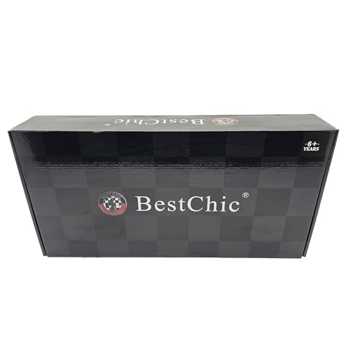 18" Wooden Chess Set,Folding Storage Wooden Chess Board Sets, Large Chess Board Sets, Premium Board Games Chess Set for Adults and Kids Chess Enthusiasts