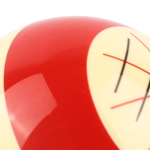 Luocute Billiards Cue Ball, Resin Training Pool Ball 57.2mm Practice Cue with Billiard Accessories for Eight